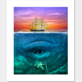 moby dick Posters and Art